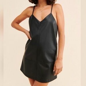 We The Free Black Mini Dress